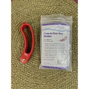 Hole in One Key Turner Easy Grip Key Holder for Limited Hand Mobility Grip Loss